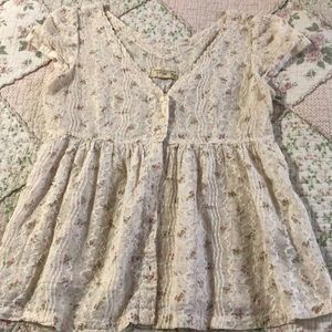 Ralph Lauren Denim and Supply floral top